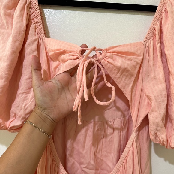 MINKPINK Iluka Puff Sleeve Midi Dress - Picture 6 of 9